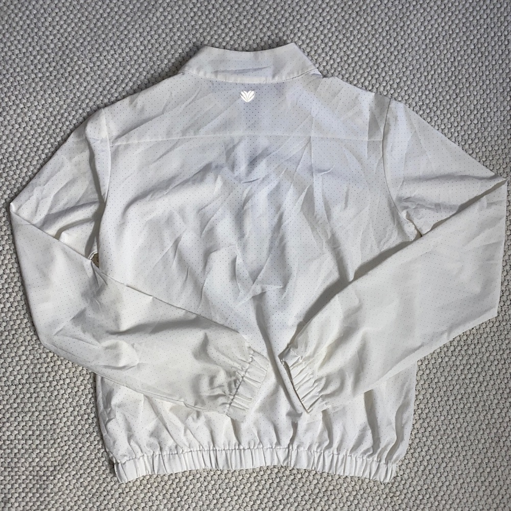Forever 21 White Fitness Jacket Size XS